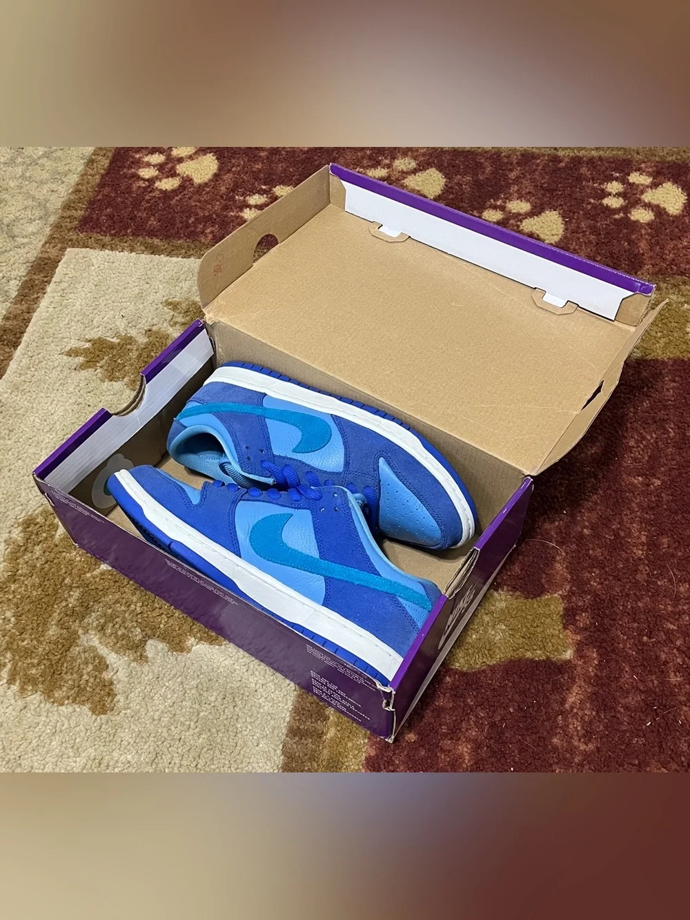 Nike SB Dunks blue raspberry, US Size 8.5